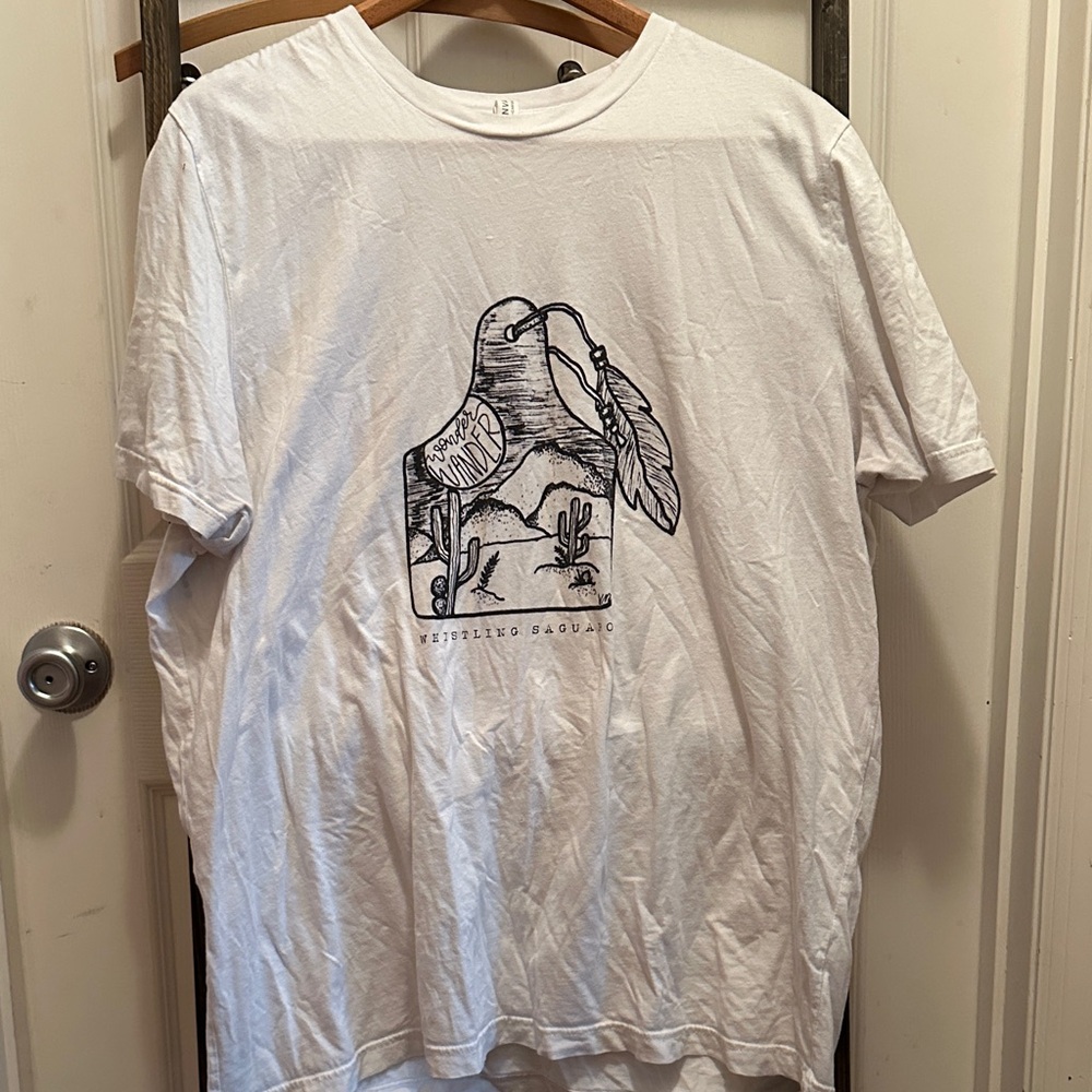 Western Graphic Tee Bella Canvas White